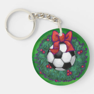 Porte-clés Balle de football Noël