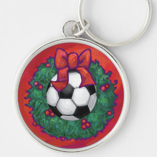 Porte-clés Balle de football Noël