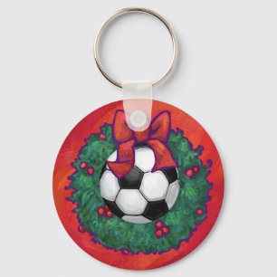 Porte-clés Balle de football Noël