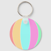 Porte-clés Balle de plage Pastel Color (Verso)
