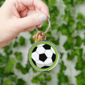 Porte-clés Balle de soccer en dessin (Main)