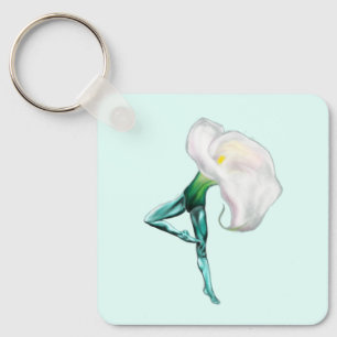 Porte-clés Ballerina Calla Lily Porte - clé danseuse de balle