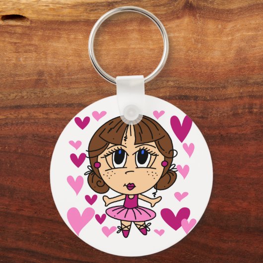 Porte-clés Ballerina Girl (Recto)