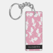 Porte-clés Ballerina Motif, Filles de ballet, Danse, Votre No (Devant gauche)