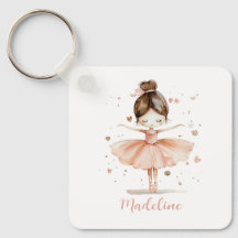 Ballerina Nom personnalisé Fille