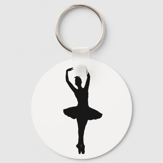 Porte-clés BALLERINA PIROUETTE EN POINTE (Danseur de ballet) (Recto)