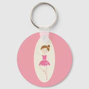 Porte-clés Ballerina rose 1 Porte - clé
