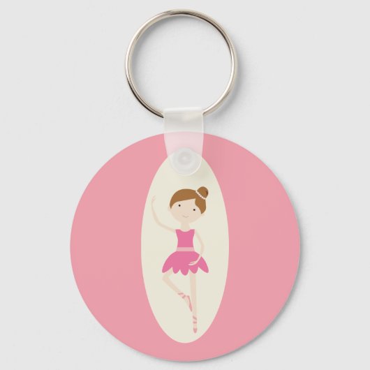 Porte-clés Ballerina rose 1 Porte - clé (Recto)
