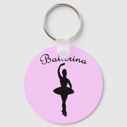 Porte-clés Ballerina Silhouette (Recto)