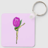 Porte-clés Ballerina Tulip Ballet Dancer Porte - clé (Dos)
