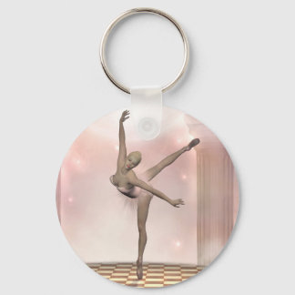 Porte-clés ballerine rose