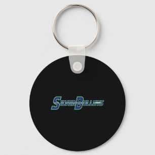 Porte-clés Balles d'argent Softll - Logo bleu