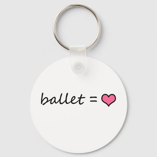Porte-clés Ballet = Amour (Recto)
