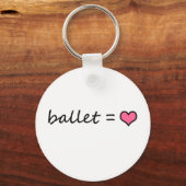 Porte-clés Ballet = Amour (Recto)