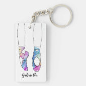 Porte-clés Ballet personnalisé Ballerina (Dos)