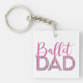 Porte-clés Ballet rose Papa Étincelle Diamond Photo (Devant)