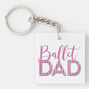 Porte-clés Ballet rose Papa Étincelle Diamond Photo