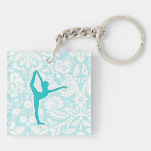 Porte-clés Ballet turquoise (Dos)