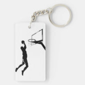 Porte-clés Ballon de basket (Dos)