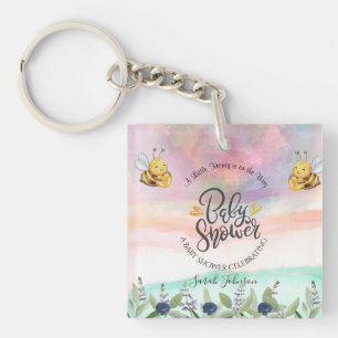 Porte-clés Ballon de décoration de fête pour Baby Shower élég