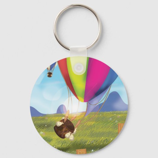 Porte-clés Ballon de dessin fusible (Recto)