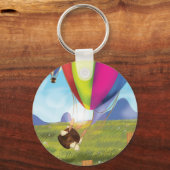 Porte-clés Ballon de dessin fusible (Recto)