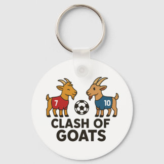 Porte-clés Ballon de foot Clash of GOATs Football drôle