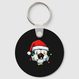 Porte-clés Ballon de football de Noël Santa Xmas Football Spo