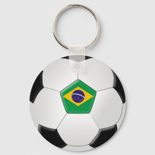 Porte-clés Ballon de football du Brésil