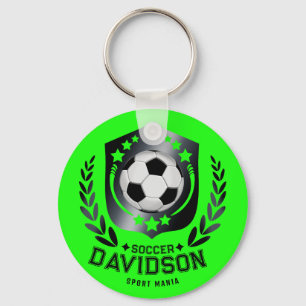 Porte-clés Ballon de Football Personnalisé   Texte Personnali