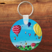Porte-clés Ballons à air chaud (Recto)