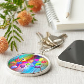 Porte-clés Ballons d'anniversaire lumineux (Côté)