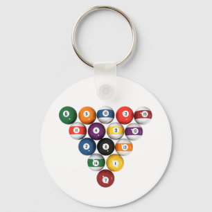 Porte-clés Ballons de piscine / Billard : Modèle 3D :