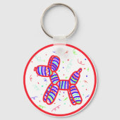 Porte-clés Balloon Chien Party (Recto)