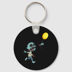 Porte-clés Balloon d'anniversaire Zombie - Drôle mignon Zombi