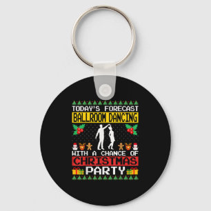 Porte-clés Ballroom Dancing Fête de Noël Danse D