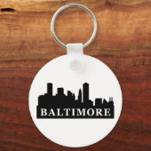 Porte-clés Baltimore Skyline (Recto)