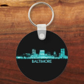 Porte-clés Baltimore Skyline (Recto)