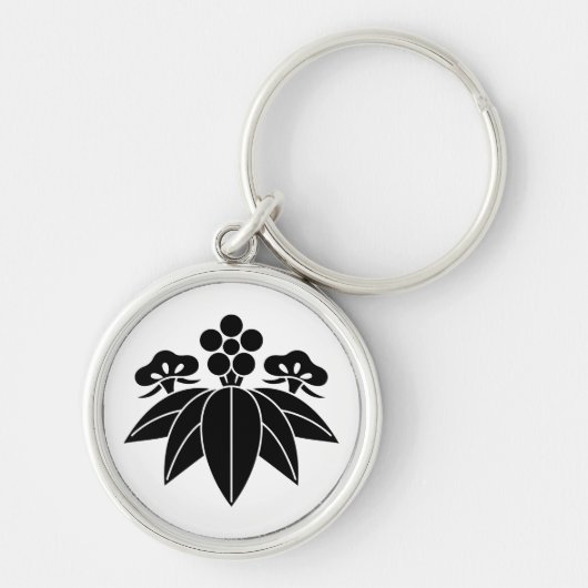 Porte-clés Bambou de pin à la Gentienne (Devant)