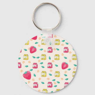 Porte-clés Banana and Strawberry Milk