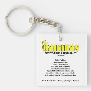 Porte-clés Bananas Discotheque et Restaurant, Chicago, IL