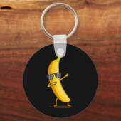 Porte-clés Banane jaune Dabbing - Dab Funky Dancing Fruit (Recto)