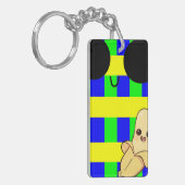 Porte-clés Banane mignonne avec coutures mignonnes (Devant gauche)