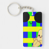 Porte-clés Banane mignonne avec coutures mignonnes (Devant)