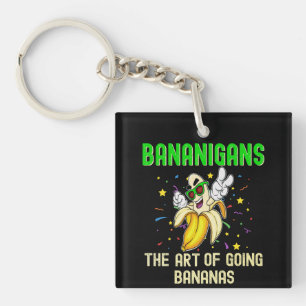 Porte-clés Bananigans Go Bananes, Fruits Jaunes Cool