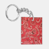 Porte-clés Bandana rouge (Devant gauche)