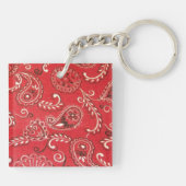 Porte-clés Bandana rouge (Dos)