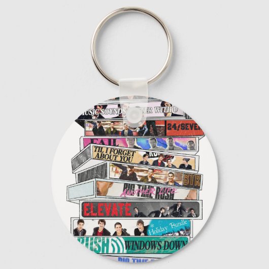 Porte-clés Bande Cassette Big Time Rush (Recto)