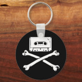 Porte-clés Bande & Crossbones Musique Pirate Piracy Accueil T (Recto)