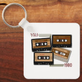 Porte-clés Bande de cassette de tezeta Throwback (Recto)